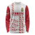 Custom Denmark Football Long Sleeve Shirt Danish Dynamite White Version