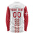 Custom Denmark Football Long Sleeve Shirt Danish Dynamite White Version