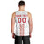 Custom Denmark Football Men Tank Top Danish Dynamite White Version