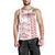 Custom Denmark Football Men Tank Top Danish Dynamite White Version