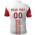 Custom Denmark Football Polo Shirt Danish Dynamite White Version