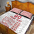 Custom Denmark Football Quilt Bed Set Danish Dynamite White Version