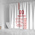 Custom Denmark Football Shower Curtain Danish Dynamite White Version