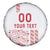 Custom Denmark Football Spare Tire Cover Danish Dynamite White Version