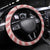 Denmark Football Steering Wheel Cover Danish Dynamite White Version