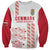 Custom Denmark Football Sweatshirt Danish Dynamite White Version