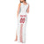 Custom Denmark Football Tank Maxi Dress Danish Dynamite White Version