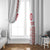 Custom Denmark Football Window Curtain Danish Dynamite White Version