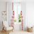 Custom Denmark Football Window Curtain Danish Dynamite White Version