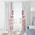 Custom Denmark Football Window Curtain Danish Dynamite White Version