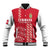 Custom Denmark Football Baseball Jacket Danish Dynamite Red Version