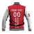 Custom Denmark Football Baseball Jacket Danish Dynamite Red Version