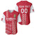 Custom Denmark Football Baseball Jersey Danish Dynamite Red Version