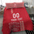 Custom Denmark Football Bedding Set Danish Dynamite Red Version