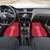 Custom Denmark Football Car Mats Danish Dynamite Red Version