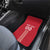 Custom Denmark Football Car Mats Danish Dynamite Red Version