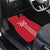 Custom Denmark Football Car Mats Danish Dynamite Red Version