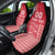 Custom Denmark Football Car Seat Cover Danish Dynamite Red Version