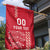 Custom Denmark Football Garden Flag Danish Dynamite Red Version