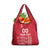 Custom Denmark Football Grocery Bag Danish Dynamite Red Version