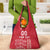 Custom Denmark Football Grocery Bag Danish Dynamite Red Version