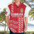 Custom Denmark Football Hawaiian Shirt Danish Dynamite Red Version