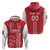 Custom Denmark Football Hoodie Danish Dynamite Red Version