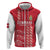 Custom Denmark Football Hoodie Danish Dynamite Red Version