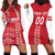 Custom Denmark Football Hoodie Dress Danish Dynamite Red Version