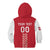 Custom Denmark Football Kid Hoodie Danish Dynamite Red Version