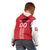 Custom Denmark Football Kid Hoodie Danish Dynamite Red Version