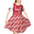 Custom Denmark Football Kid Short Sleeve Dress Danish Dynamite Red Version