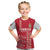 Custom Denmark Football Kid T Shirt Danish Dynamite Red Version