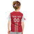 Custom Denmark Football Kid T Shirt Danish Dynamite Red Version