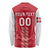 Custom Denmark Football Long Sleeve Shirt Danish Dynamite Red Version