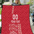 Custom Denmark Football Quilt Danish Dynamite Red Version