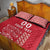 Custom Denmark Football Quilt Bed Set Danish Dynamite Red Version