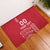 Custom Denmark Football Rubber Doormat Danish Dynamite Red Version