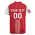 Custom Denmark Football Rugby Jersey Danish Dynamite Red Version