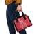 Custom Denmark Football Shoulder Handbag Danish Dynamite Red Version