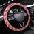 Denmark Football Steering Wheel Cover Danish Dynamite Red Version