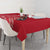 Custom Denmark Football Tablecloth Danish Dynamite Red Version