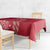 Custom Denmark Football Tablecloth Danish Dynamite Red Version