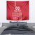 Custom Denmark Football Tapestry Danish Dynamite Red Version