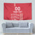 Custom Denmark Football Tapestry Danish Dynamite Red Version