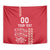 Custom Denmark Football Tapestry Danish Dynamite Red Version