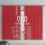 Custom Denmark Football Window Curtain Danish Dynamite Red Version