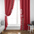 Custom Denmark Football Window Curtain Danish Dynamite Red Version