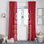 Custom Denmark Football Window Curtain Danish Dynamite Red Version