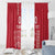 Custom Denmark Football Window Curtain Danish Dynamite Red Version